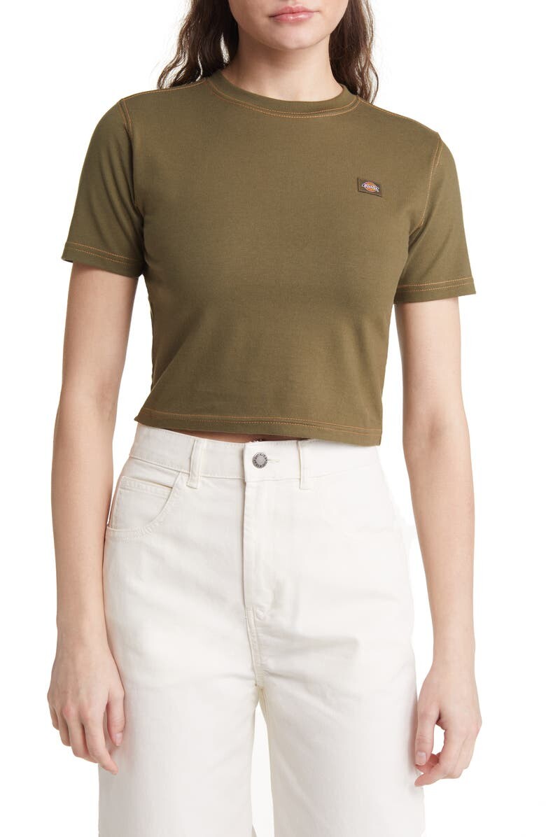 

Укороченная футболка из эластичного хлопка Maple Valley DICKIES