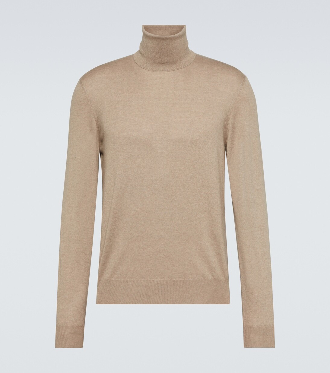

Кашемировый свитер с высоким воротником Ralph Lauren Purple Label, коричневый