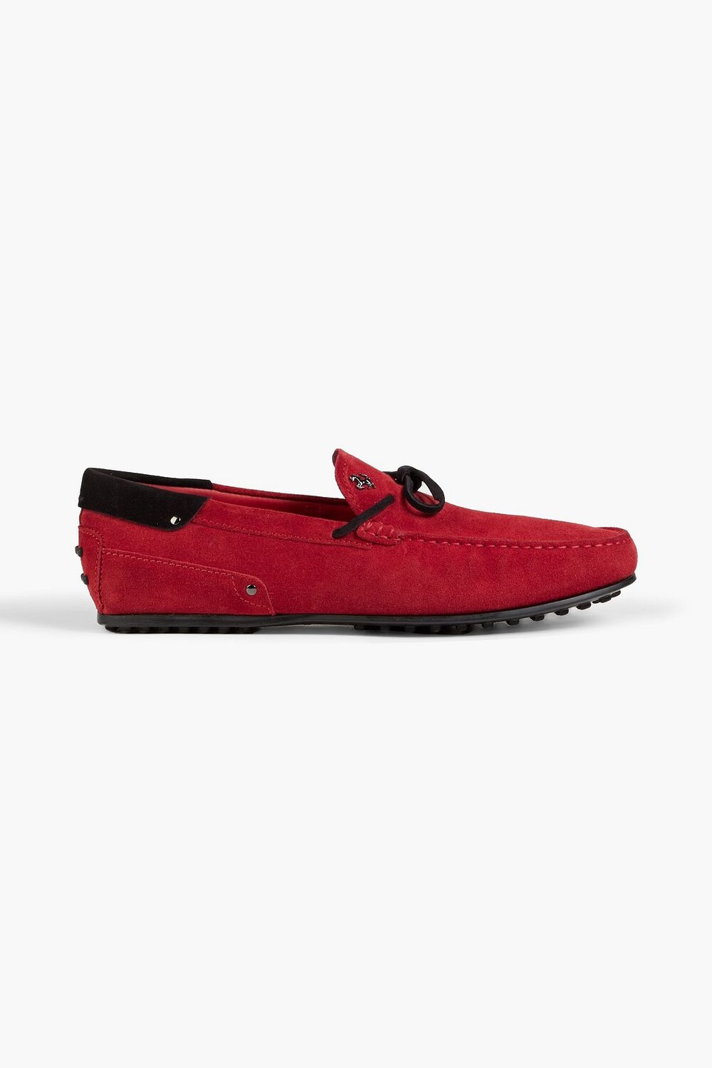 

Замшевые мокасины City Gommino Tod's, красный