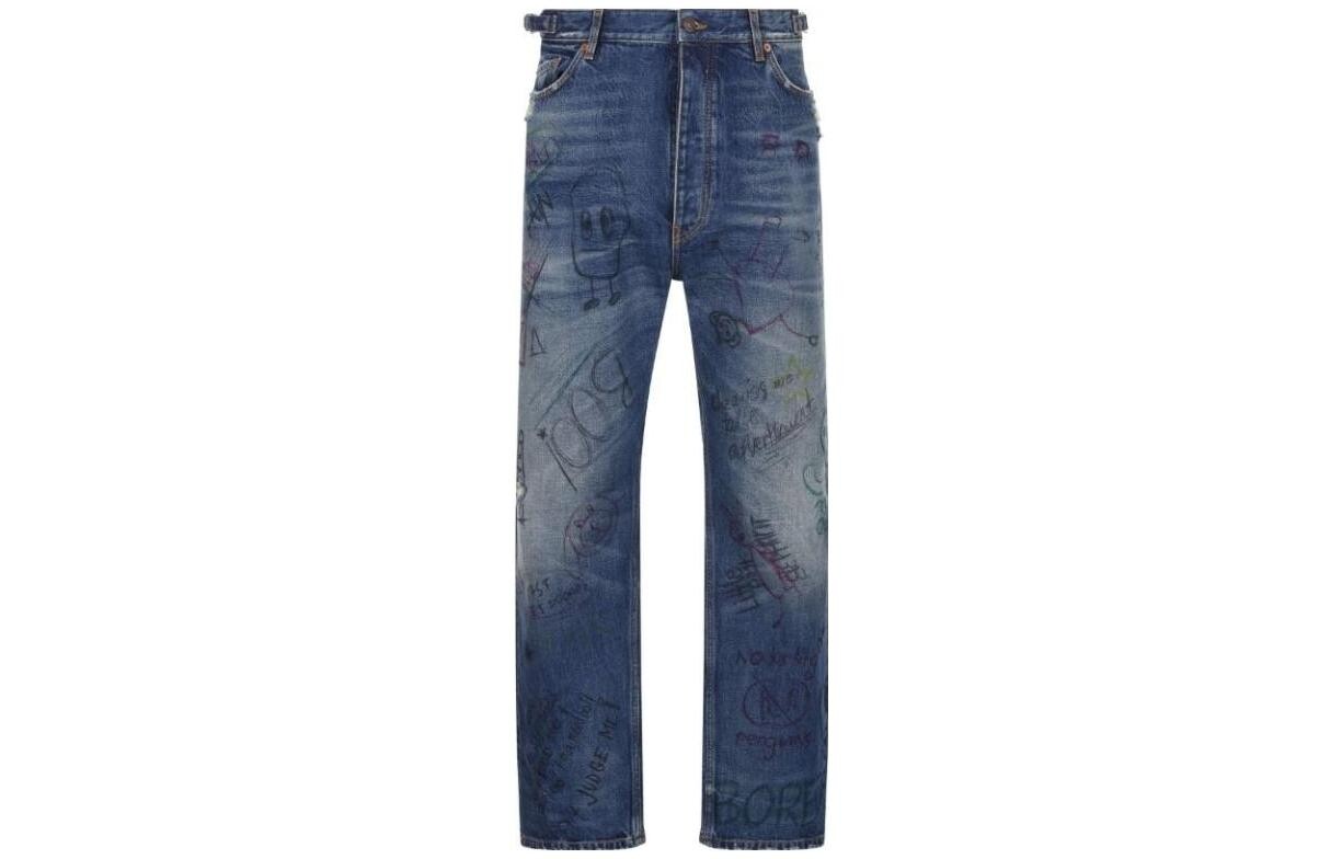 

Мужские джинсы Balenciaga, цвет Blue