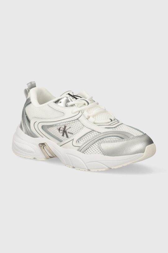 

Кроссовки Retro Tennis Low Lace Mh Ml Mr Calvin Klein Jeans, серебро