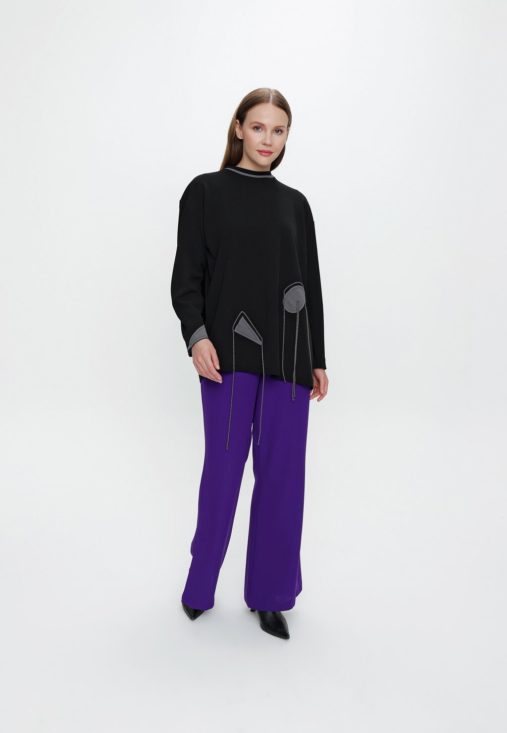 

Топ с длинными рукавами MODEST 2 PIECES SUIT Armine, черный