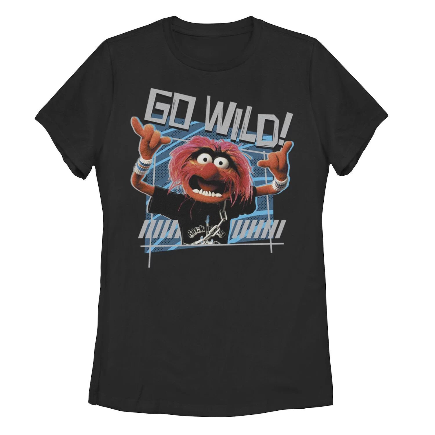 

Футболка с рисунком «Go Wild» для юниоров «Muppets Animal» Licensed Character