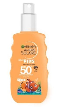 

Garnier- Ambre Solaire Kids Классический солнцезащитный крем-спрей SPF50 200мл