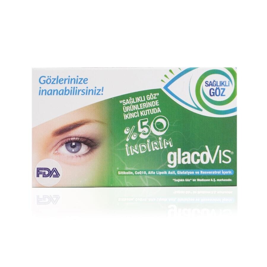 

GlacoVis 30 Capsule 2-й пакет со скидкой 50% MEDİZANE