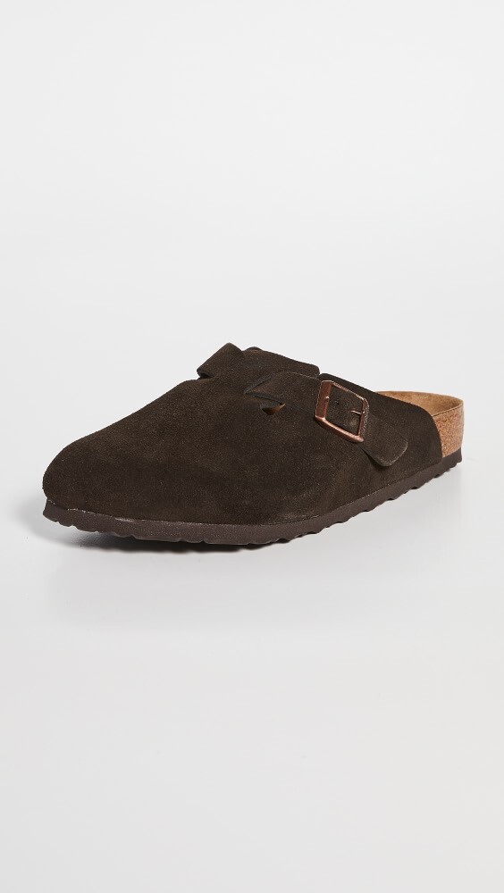 

Сандалии Birkenstock Boston Soft Footbed Clogs, мокка