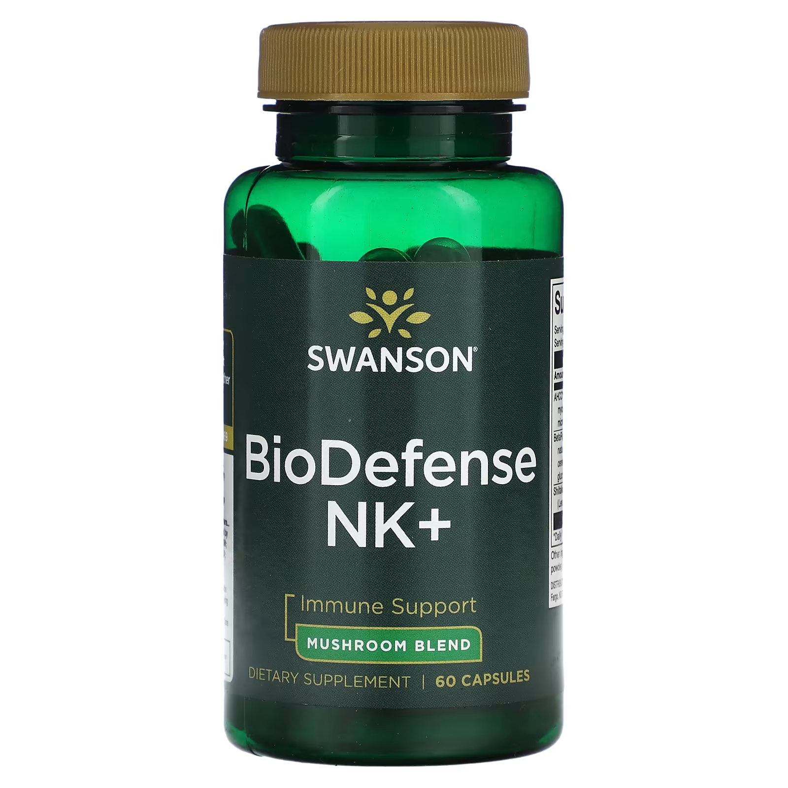 Пищевая добавка Swanson BioDefense NK+, 60 капсул swanson biodefense nk 60 капсул