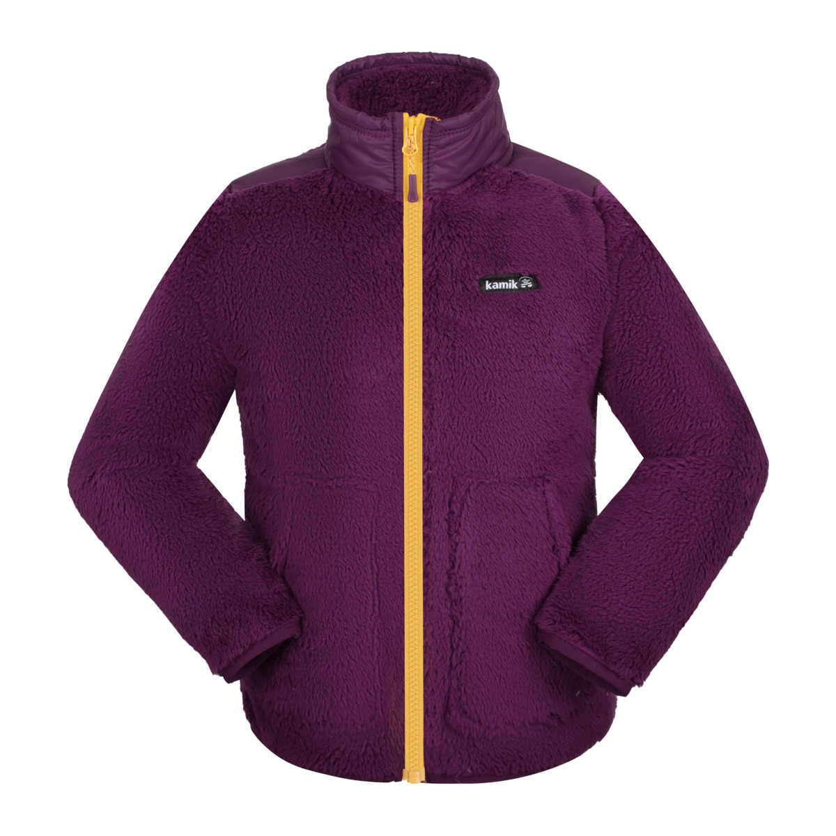 Флисовая куртка Kamik AURORAA, фиолетовый флисовая куртка strickfleece kamik цвет lagoonlagune
