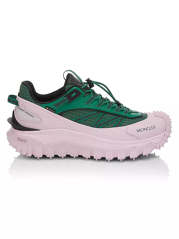 

Низкие кроссовки Trailgrip GTX Moncler, цвет green pink