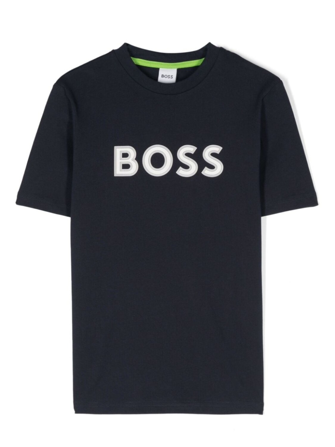 

BOSS Kidswear футболка с логотипом, синий