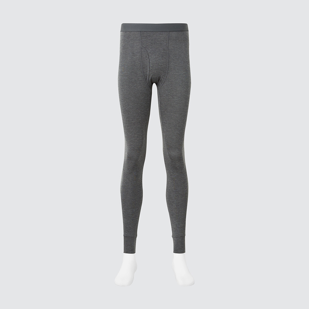

Мужское термобелье Uniqlo HEATTECH однотонное, серый