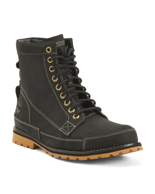

Мужские замшевые ботинки Originals со шнуровкой средней длины Timberland, черный