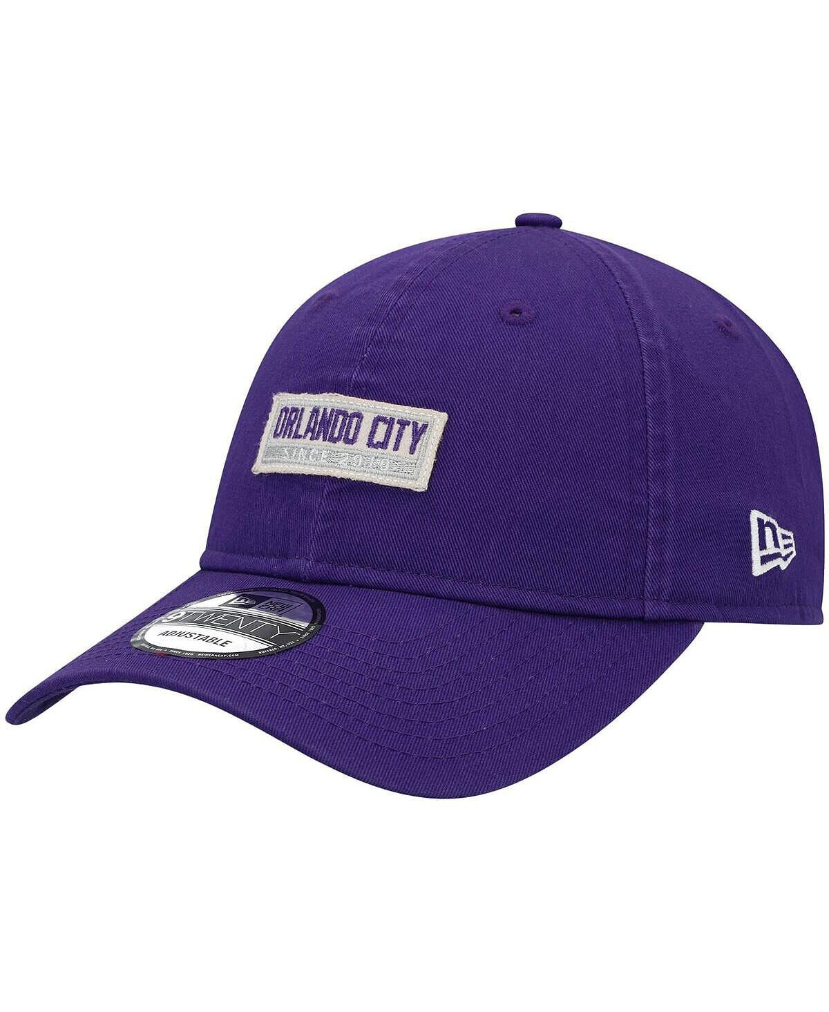

Мужская фиолетовая регулируемая кепка Orlando City SC Patch 9TWENTY New Era