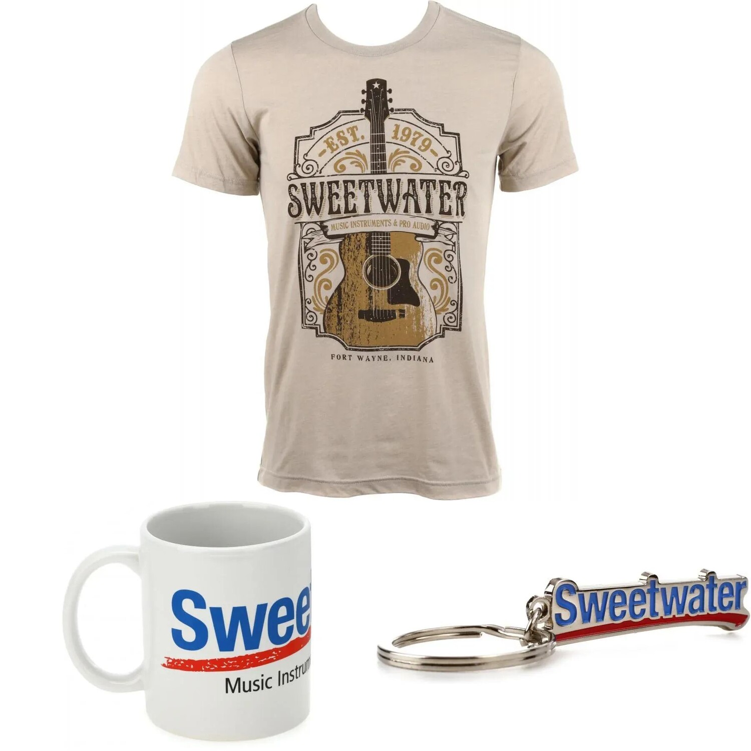 

Подарочный набор футболок с рисунком Sweetwater «Acoustic» — XXX-Large