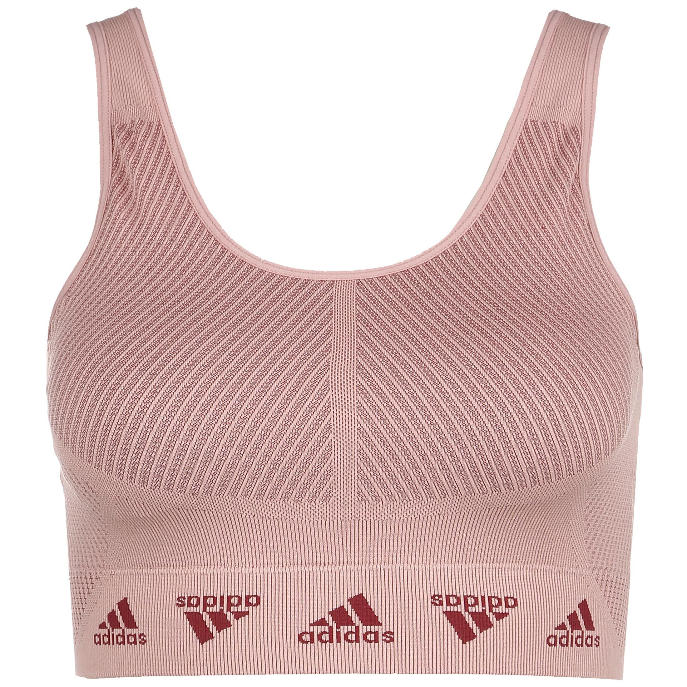 

Бюстгальтер adidas Performance Sport BH Aeroknit Designed 4 Training, цвет rosa/weinrot