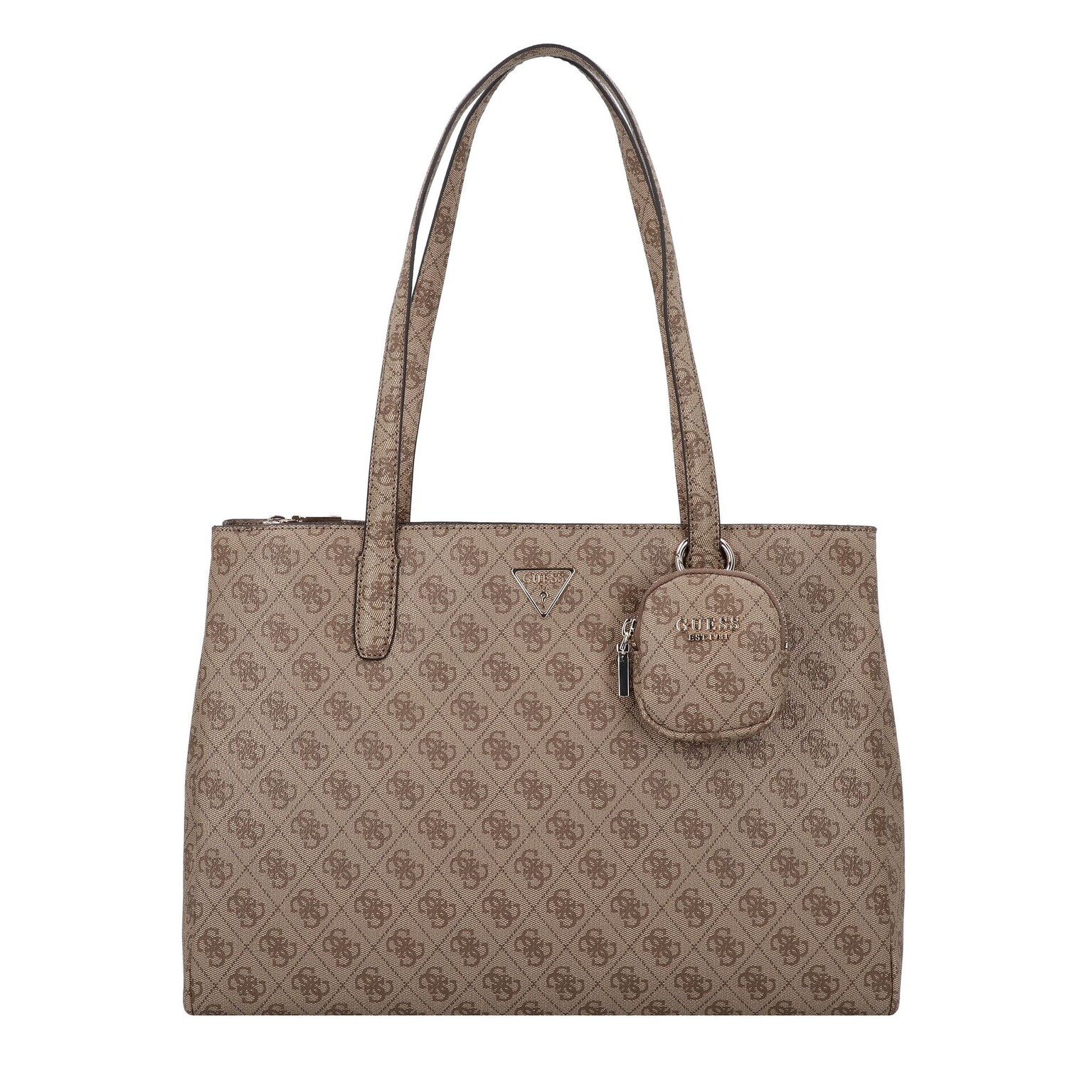 

Сумка шоппер Guess Power Play Tasche 40см, цвет latte logo