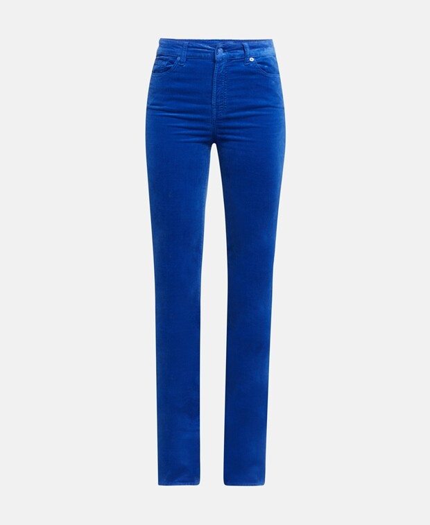 

Бархатные брюки 7 for all Mankind, синий