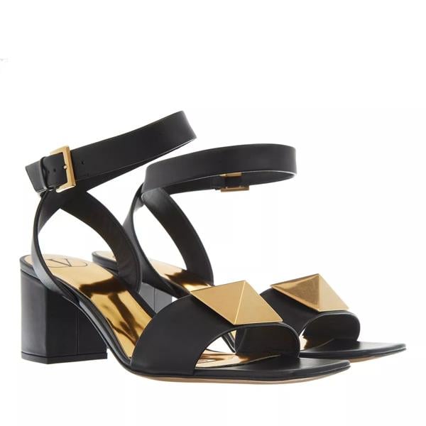 

Сандалии one stud 60 leather sandals Valentino Garavani, черный