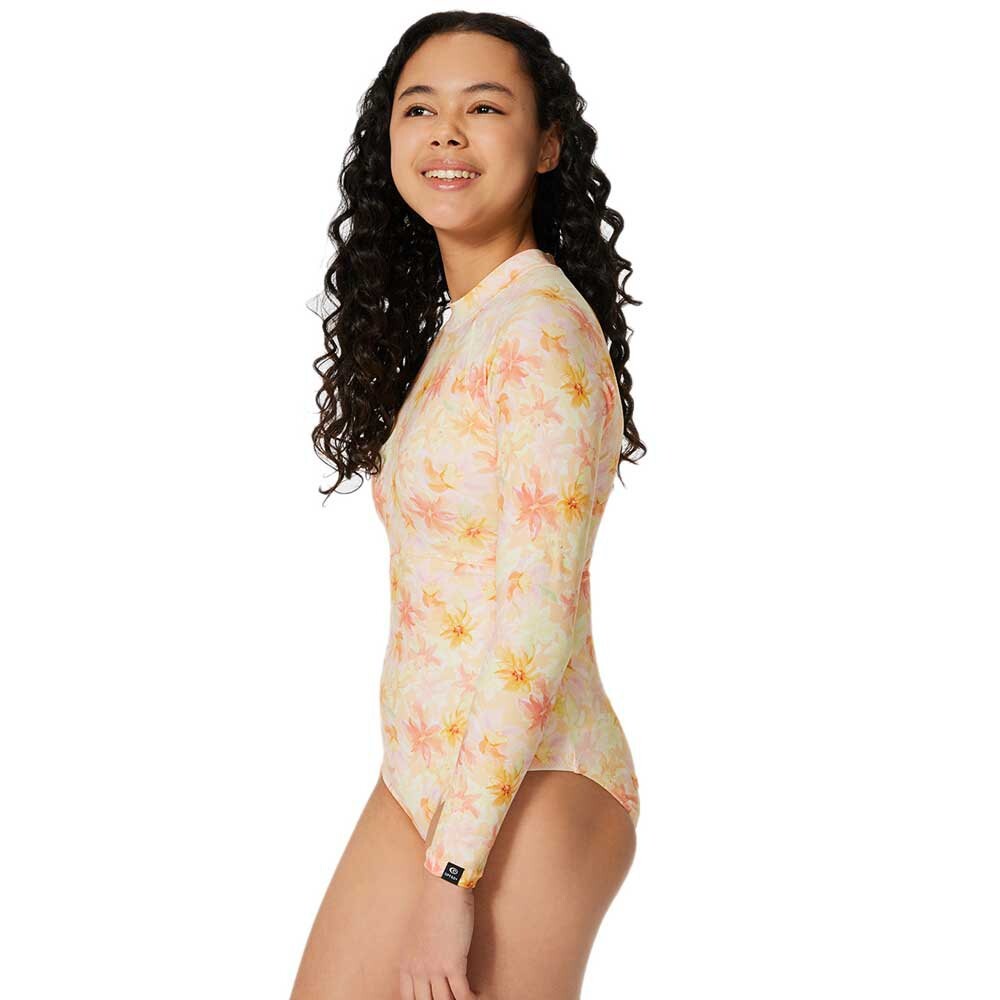 

Рашгард с длинным рукавом Rip Curl Summer Rain Surf Suit, желтый
