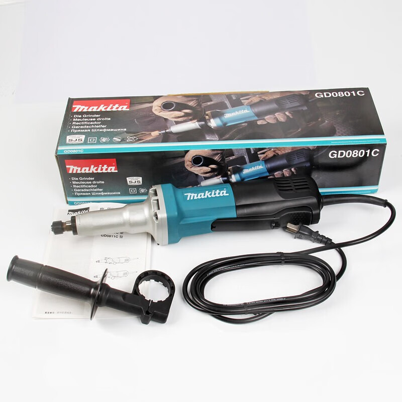 Шлифовальная машина прямая Makita GD0801C, 8 мм