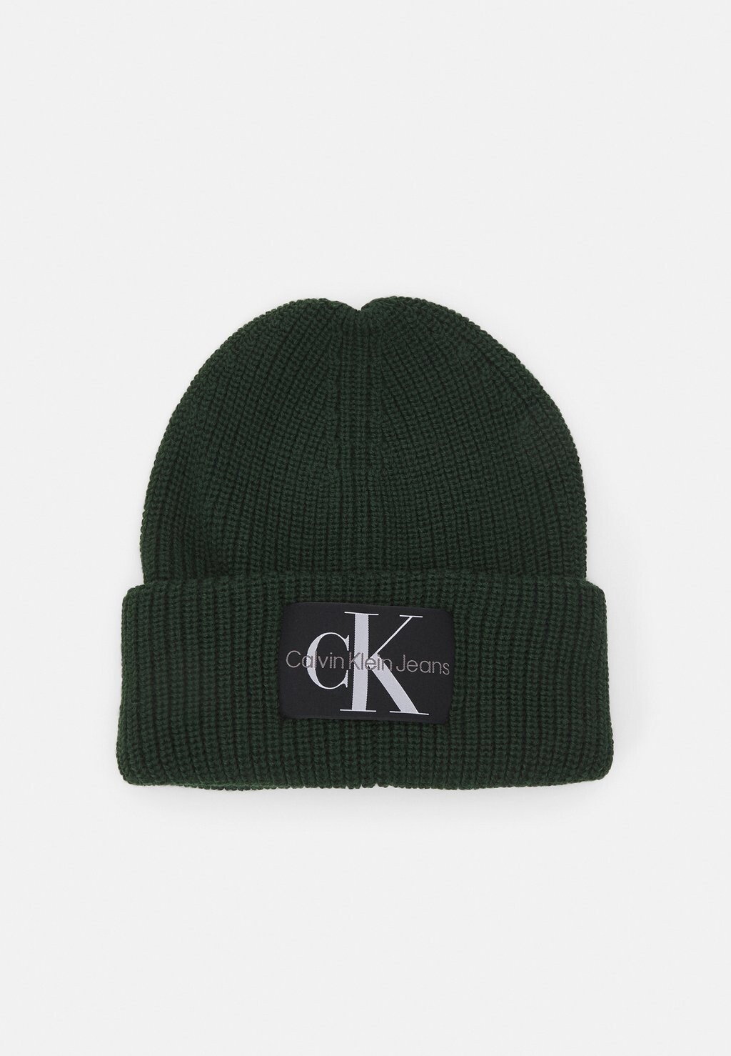 

Шапка Monologo Patch Beanie Unisex Calvin Klein Jeans, цвет thyme