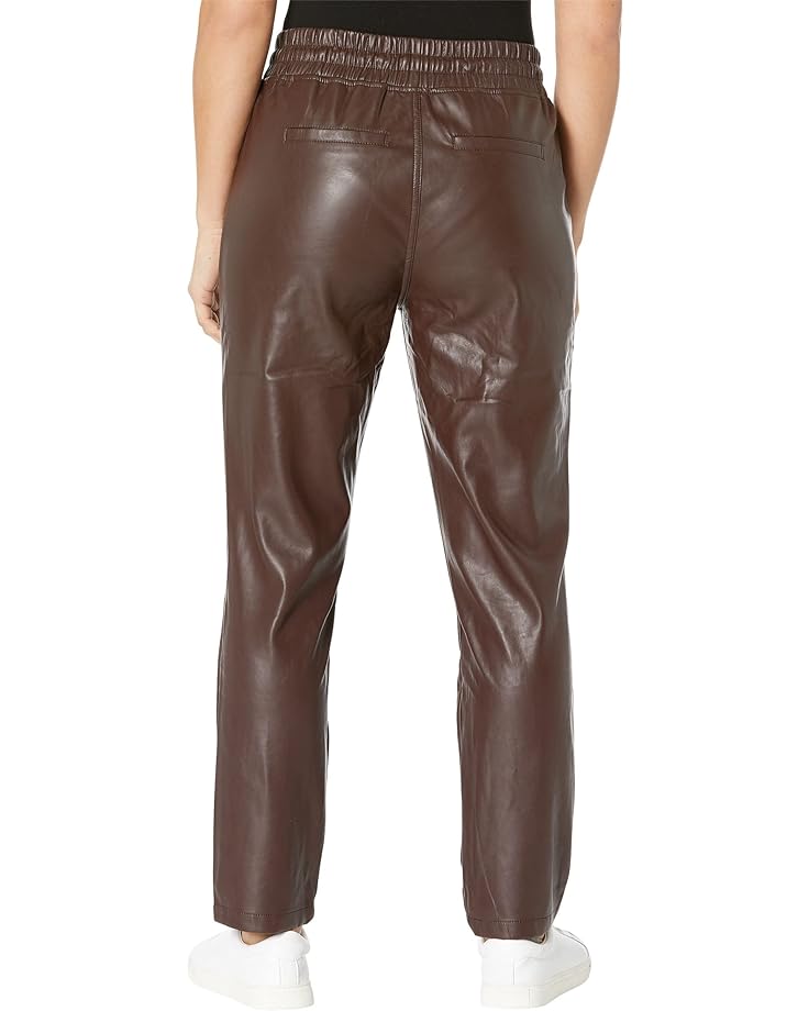 Брюки KUT from the Kloth Alanna -Faux Leather Drawstring Pants, цвет Chocolate