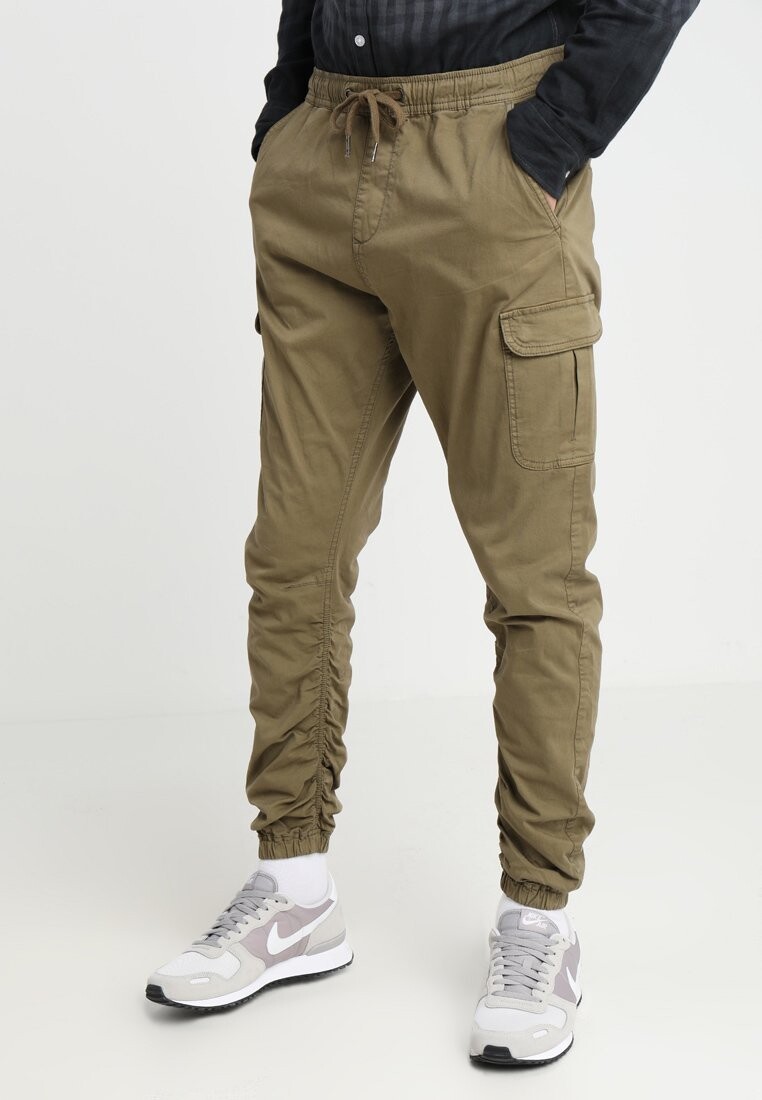 

Брюки-карго INDICODE JEANS, темно-зеленый