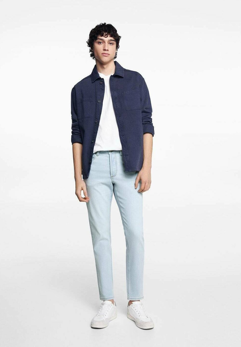 

Джинсы Slim Fit SFITC Mango Kids, цвет lyseblå