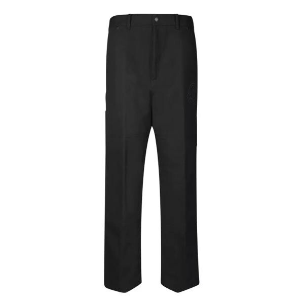 

Брюки straight trousers Moncler, черный