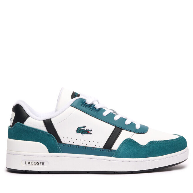 Кроссовки Lacoste T-Clip Logo 747SMA0073 Wht/Dk Grn 1R5, белый кроссовки lacoste zapatillas wht dk grn