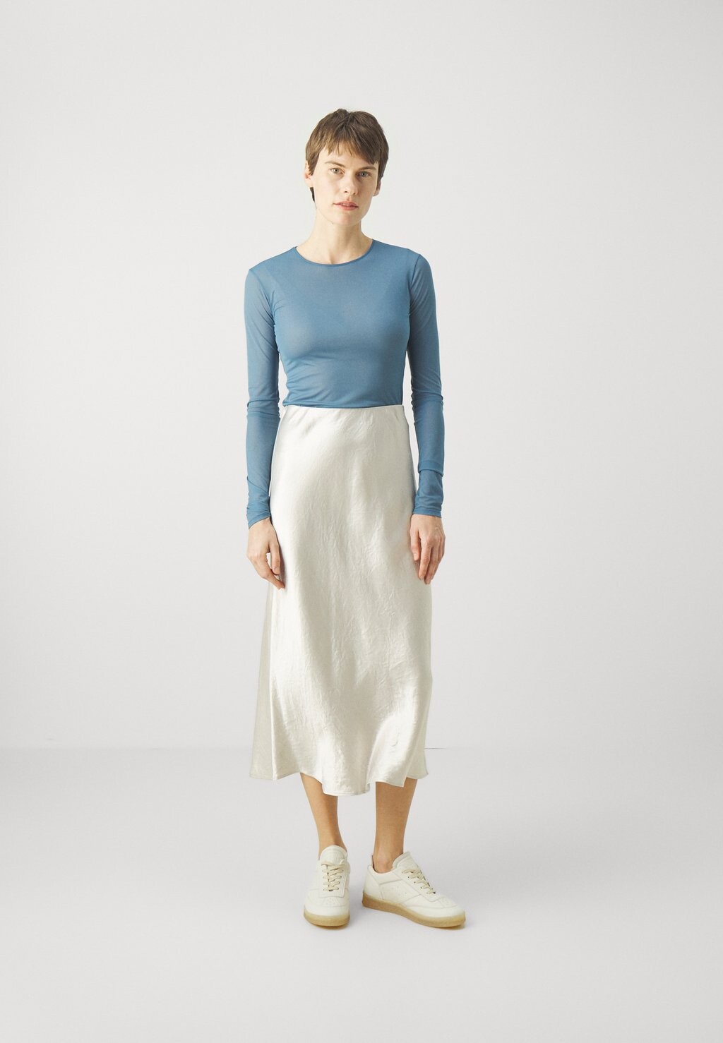 

Рубашка с длинным рукавом CAPPA Max Mara Leisure, светло-серый