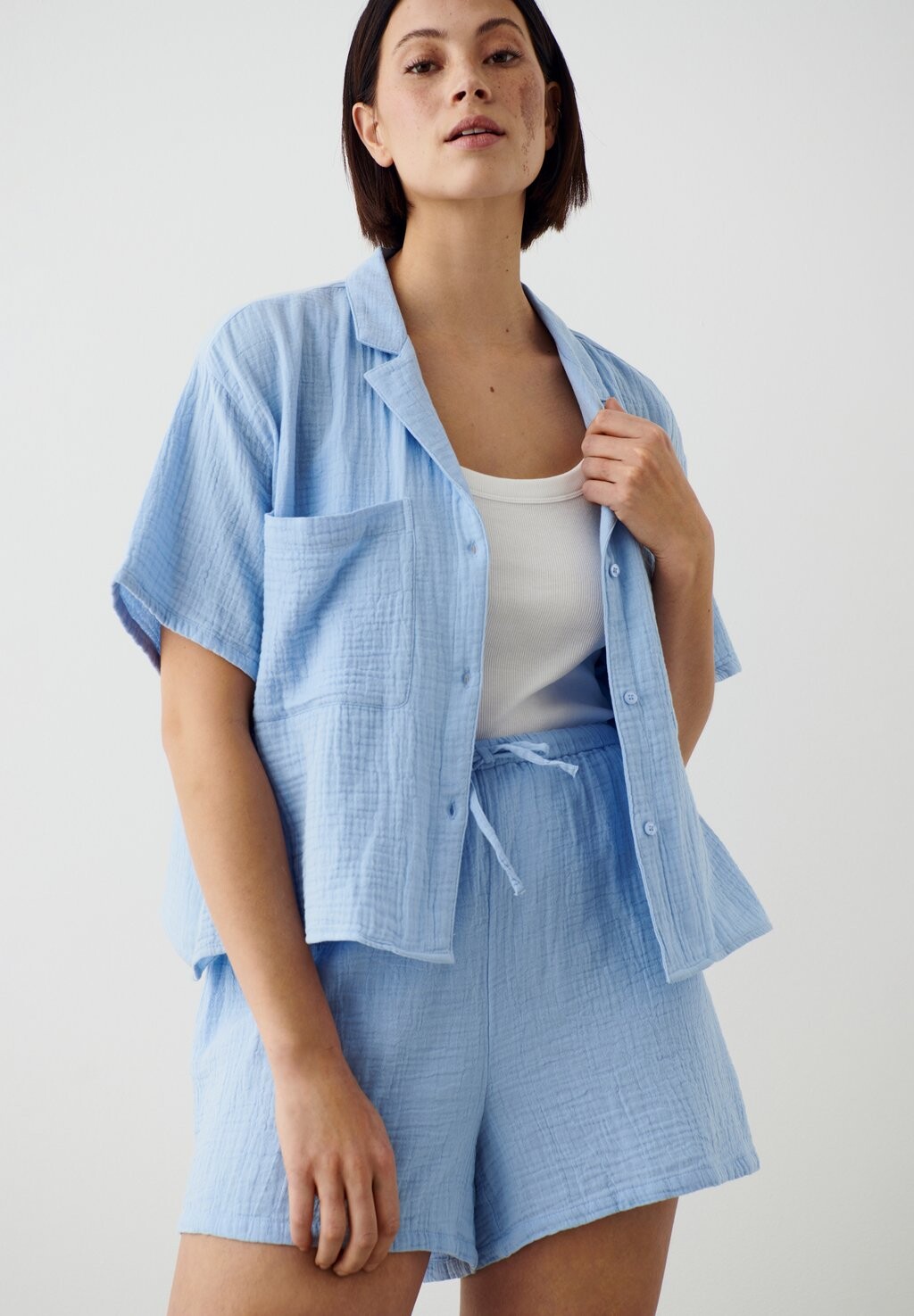 

Пижамные штаны Gina Tricot, синий