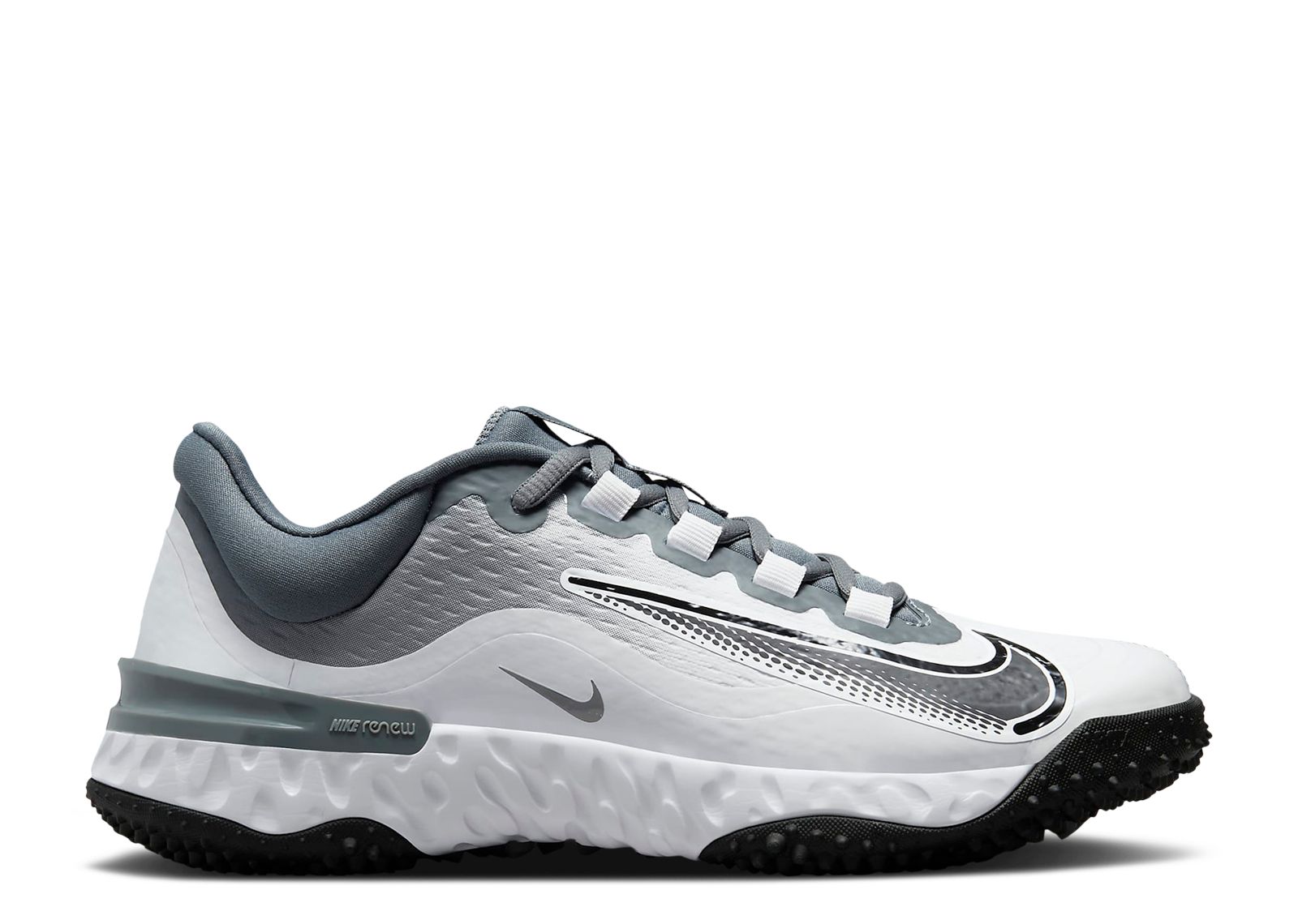 Кроссовки Nike Wmns Alpha Huarache Elite 4 Tf 'Light Smoke Grey', серый