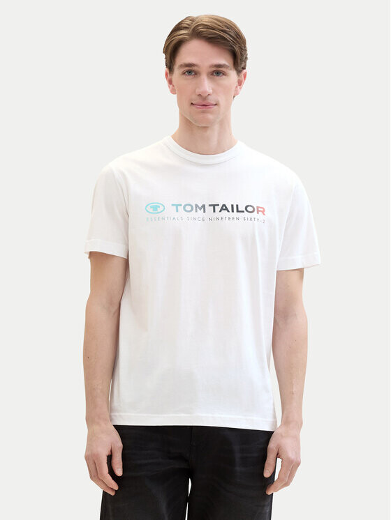 

Футболка стандартного кроя Tom Tailor, белый