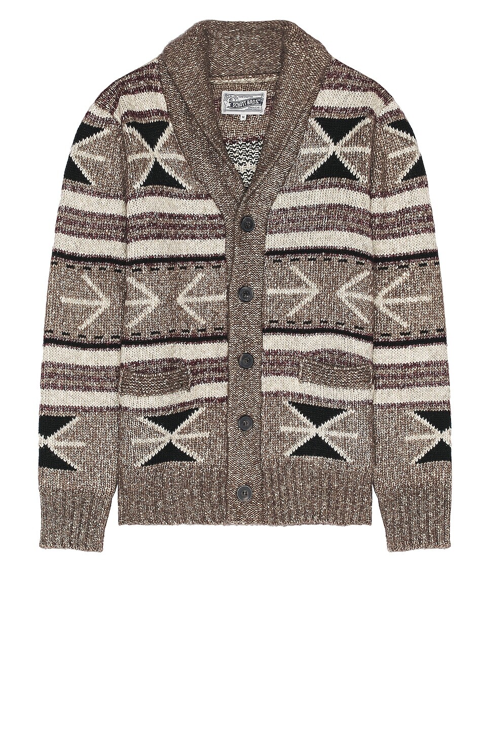 

Кардиган Schott NYC Shawl Collar, хаки