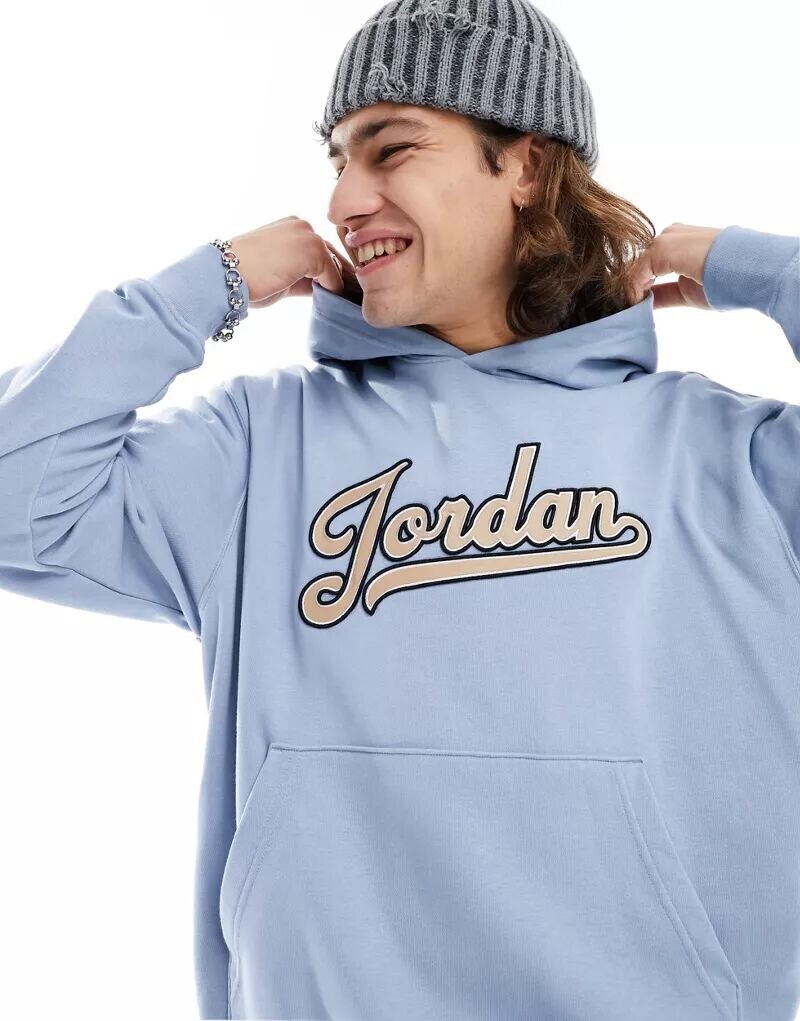 

Синяя толстовка с логотипом Jordan