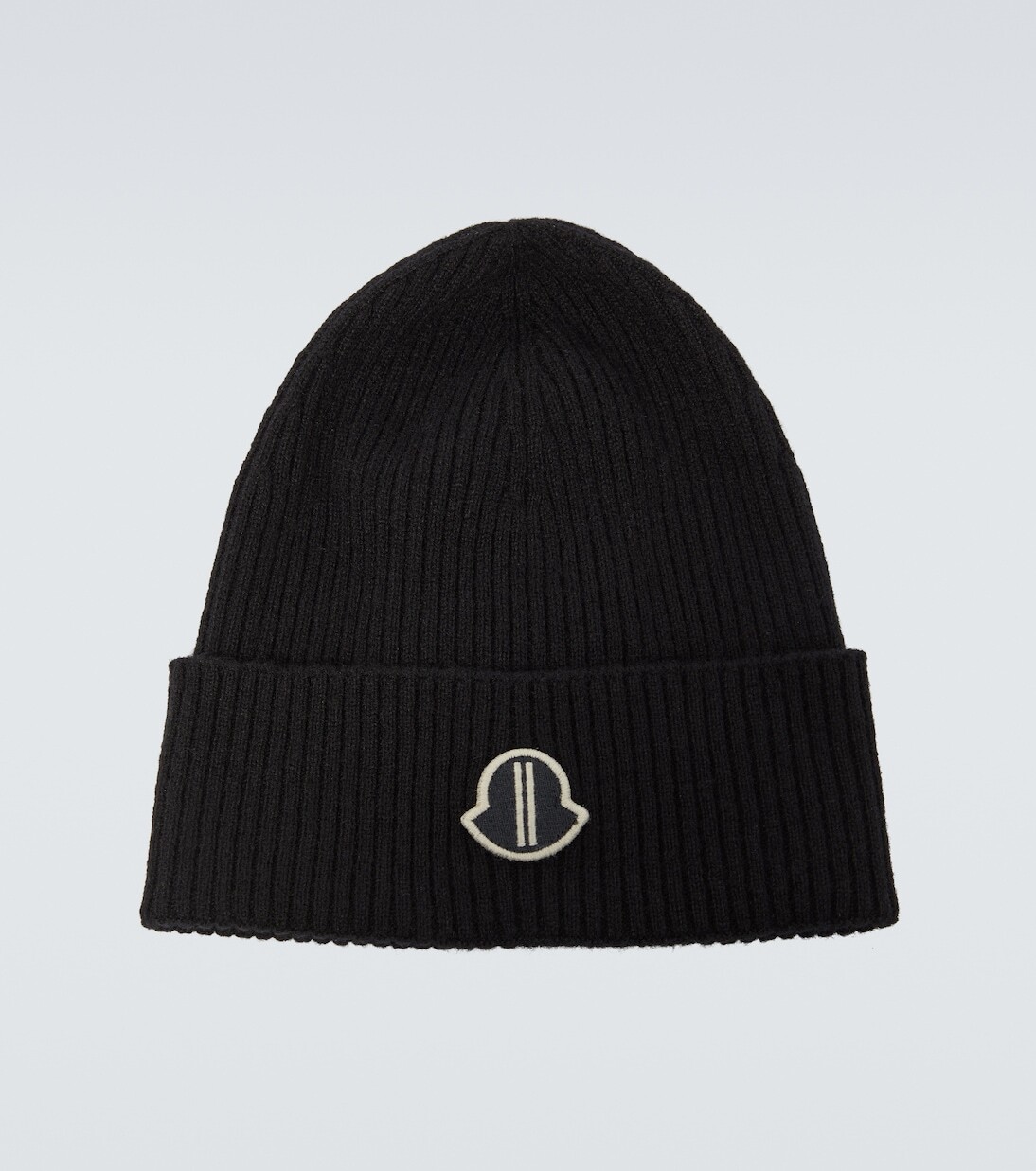 

Кашемировая шапка с логотипом x rick owens Moncler Genius, черный