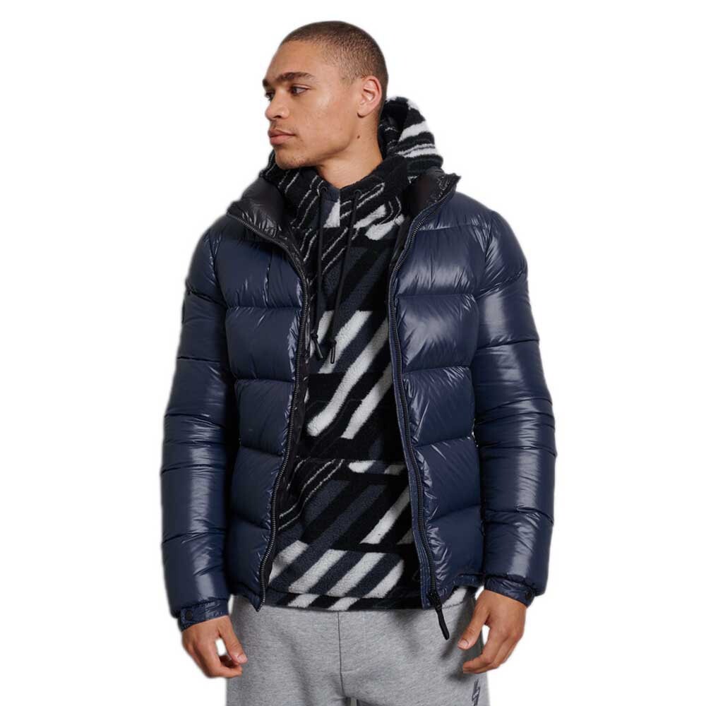 

Куртка Superdry Lux Alpine Down Padded, синий