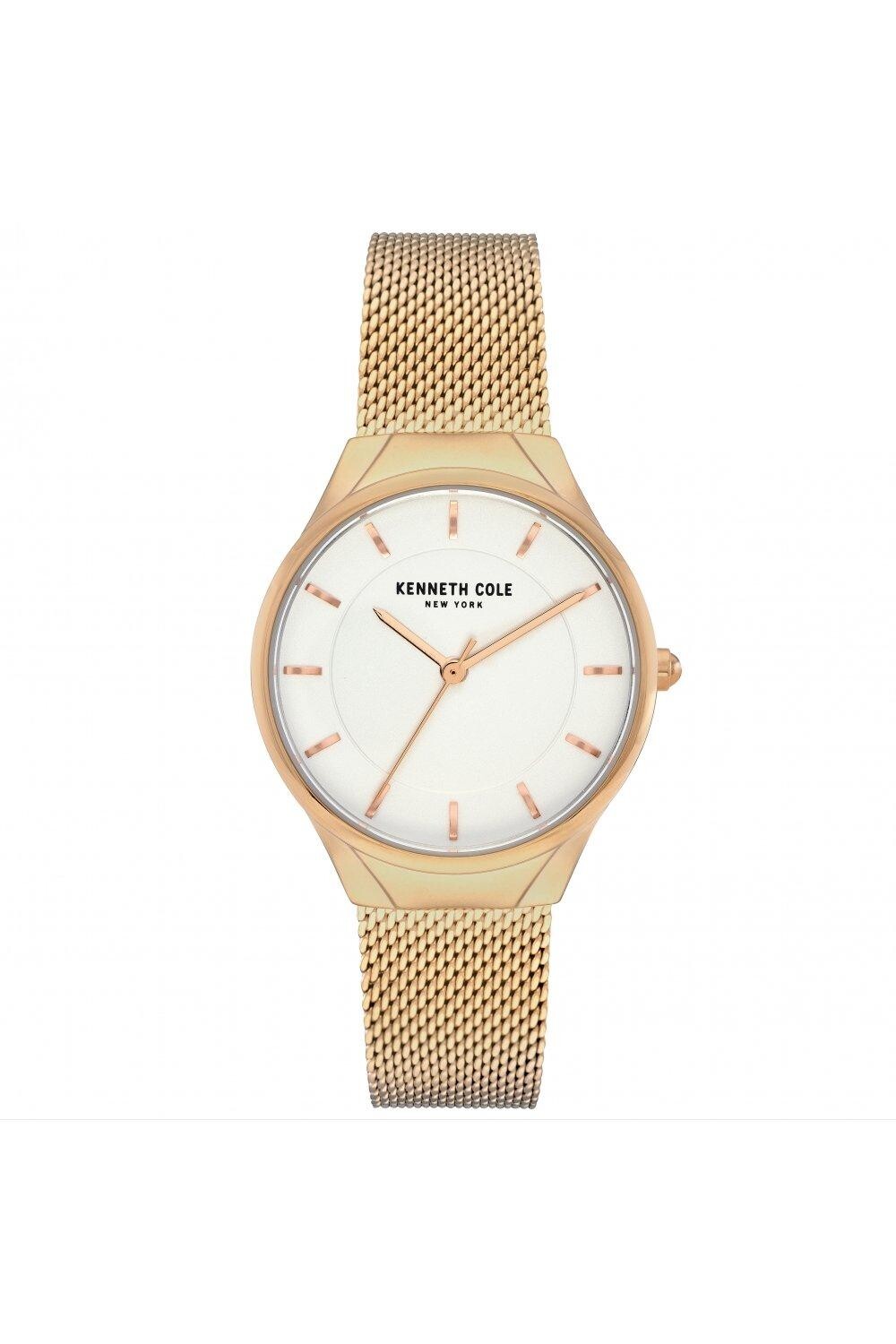 

Модные аналоговые кварцевые часы - Kc50962002 Kenneth Cole, серебро