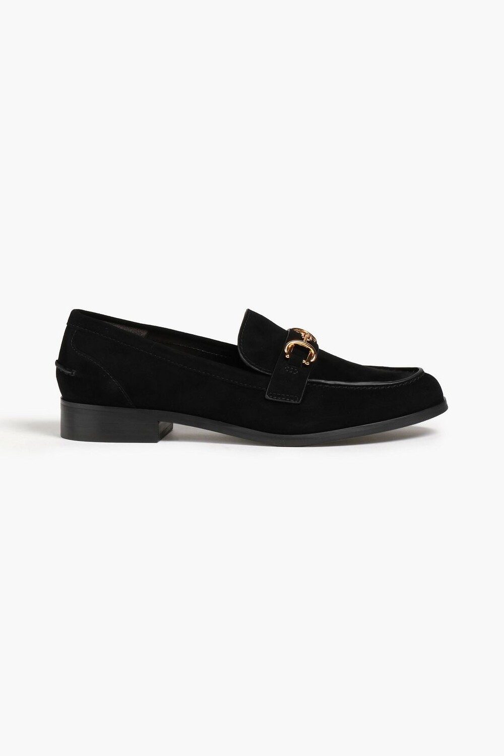 

Замшевые лоферы Owen с пряжками STUART WEITZMAN, черный