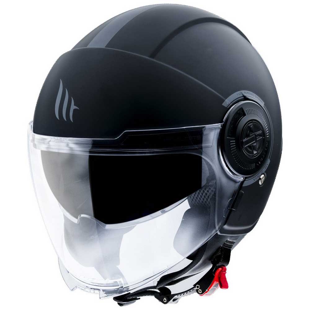 Открытый шлем MT Helmets Viale SV Solid, черный