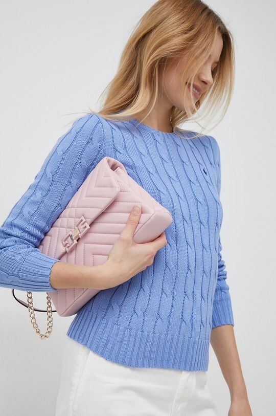 

Хлопковый свитер Polo Ralph Lauren, фиолетовый