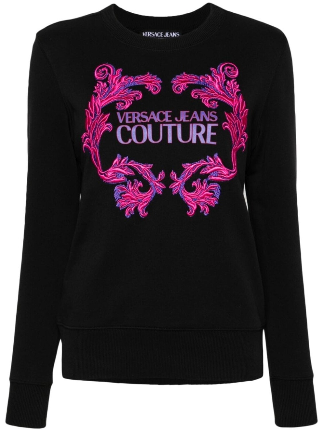 

Versace Jeans Couture толстовка с логотипом Barocco, черный