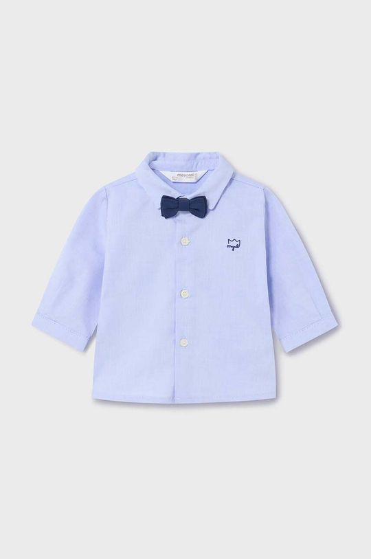 Детская шерстяная рубашка Mayoral Newborn, синий цена и фото