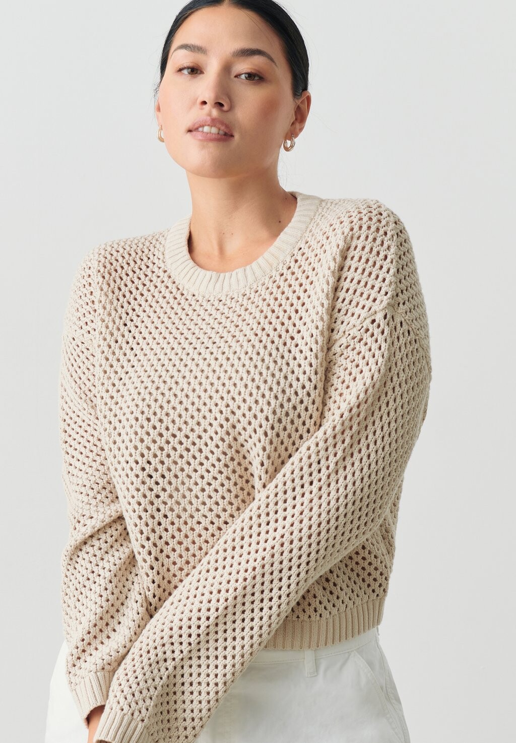 

Свитер Gina Tricot, бежевый