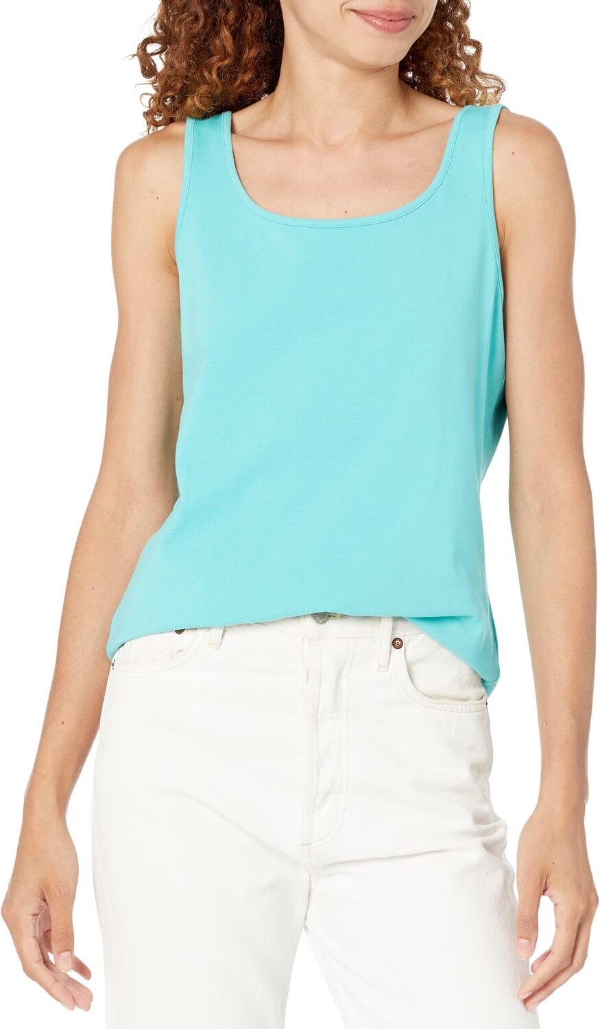 

Майка Shirt Tail Perfect Tank NIC+ZOE, цвет Aqua