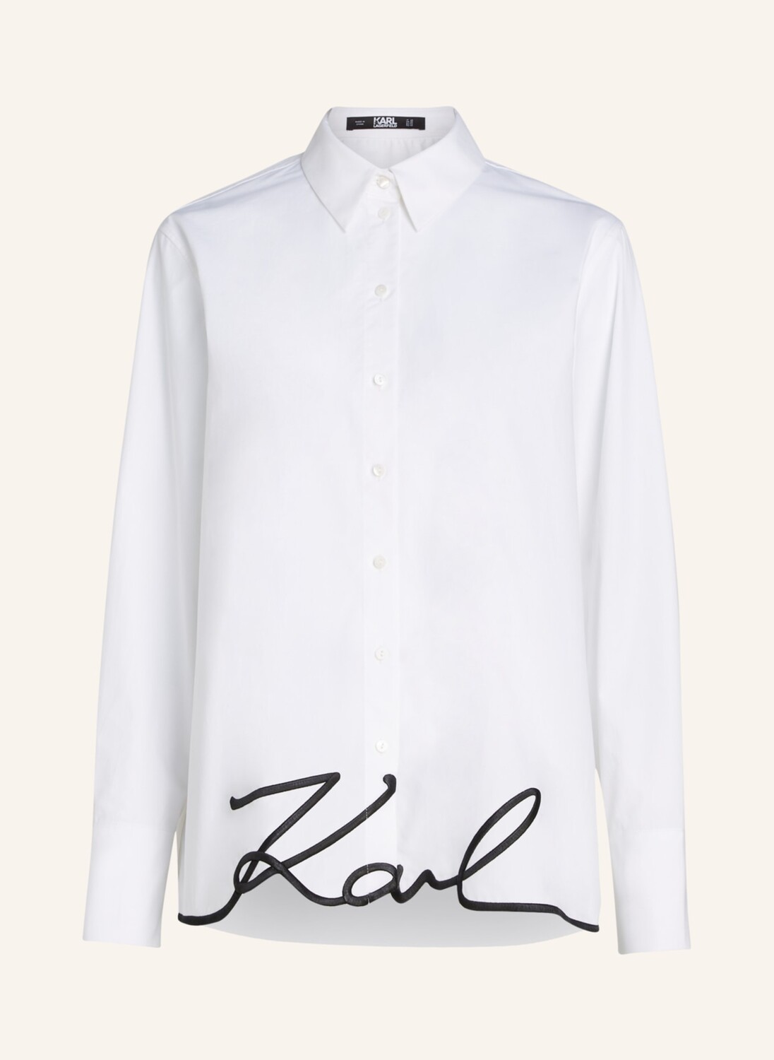 

Блузка KARL LAGERFELD, белый