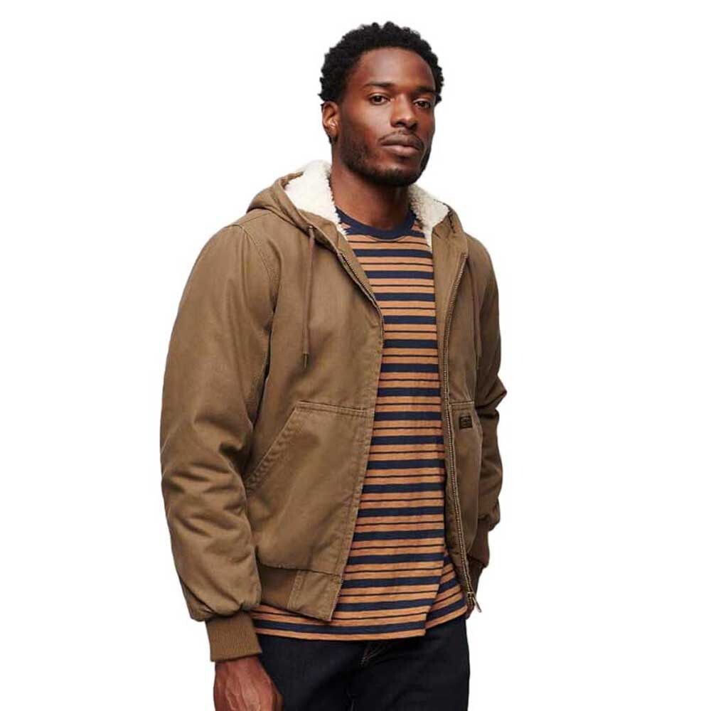 

Куртка Superdry Vintage Workwear Bomber, коричневый