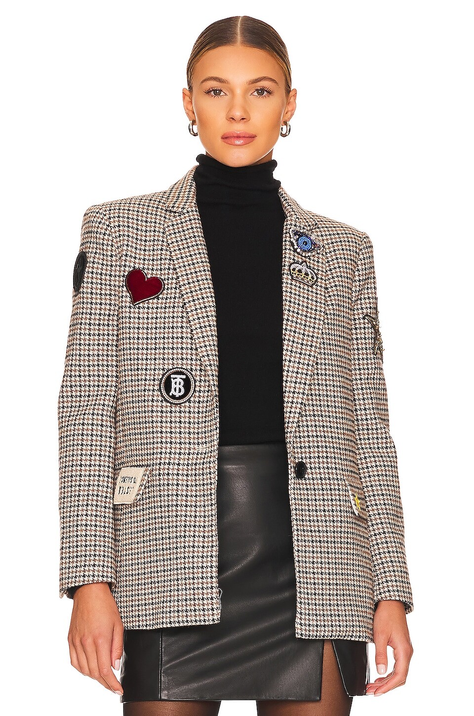 

Блейзер Central Park West Lucky Patches, цвет Houndstooth
