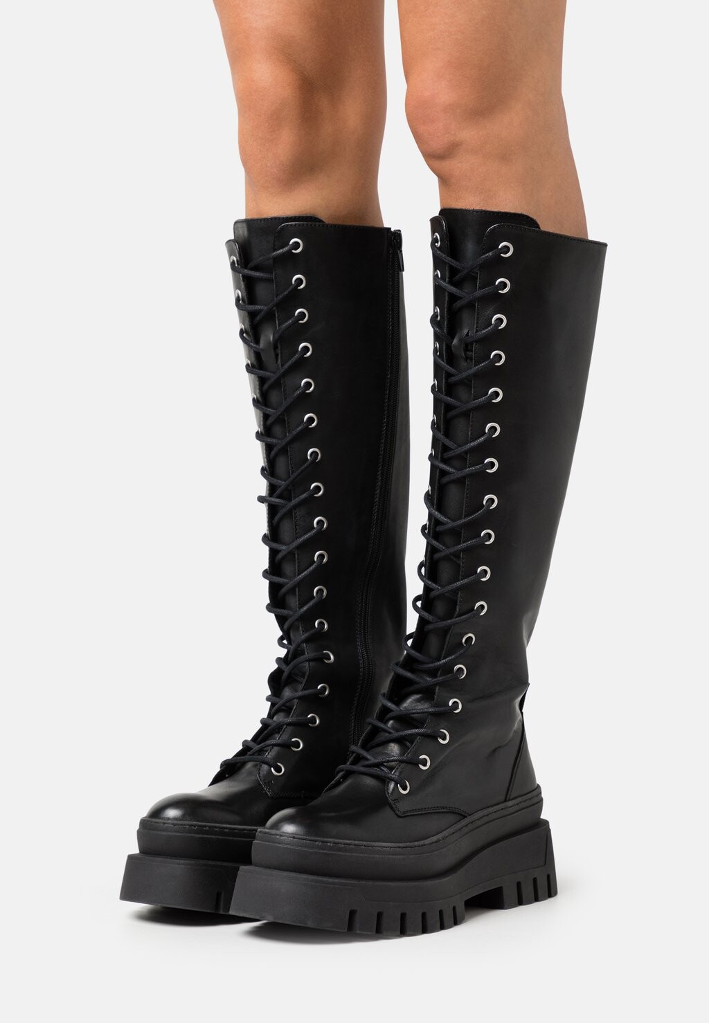 

Ботинки на платформе Steve Madden, черный